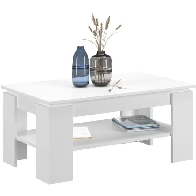 Furnilux Titan salontafel wit NB - 60x100x45cm