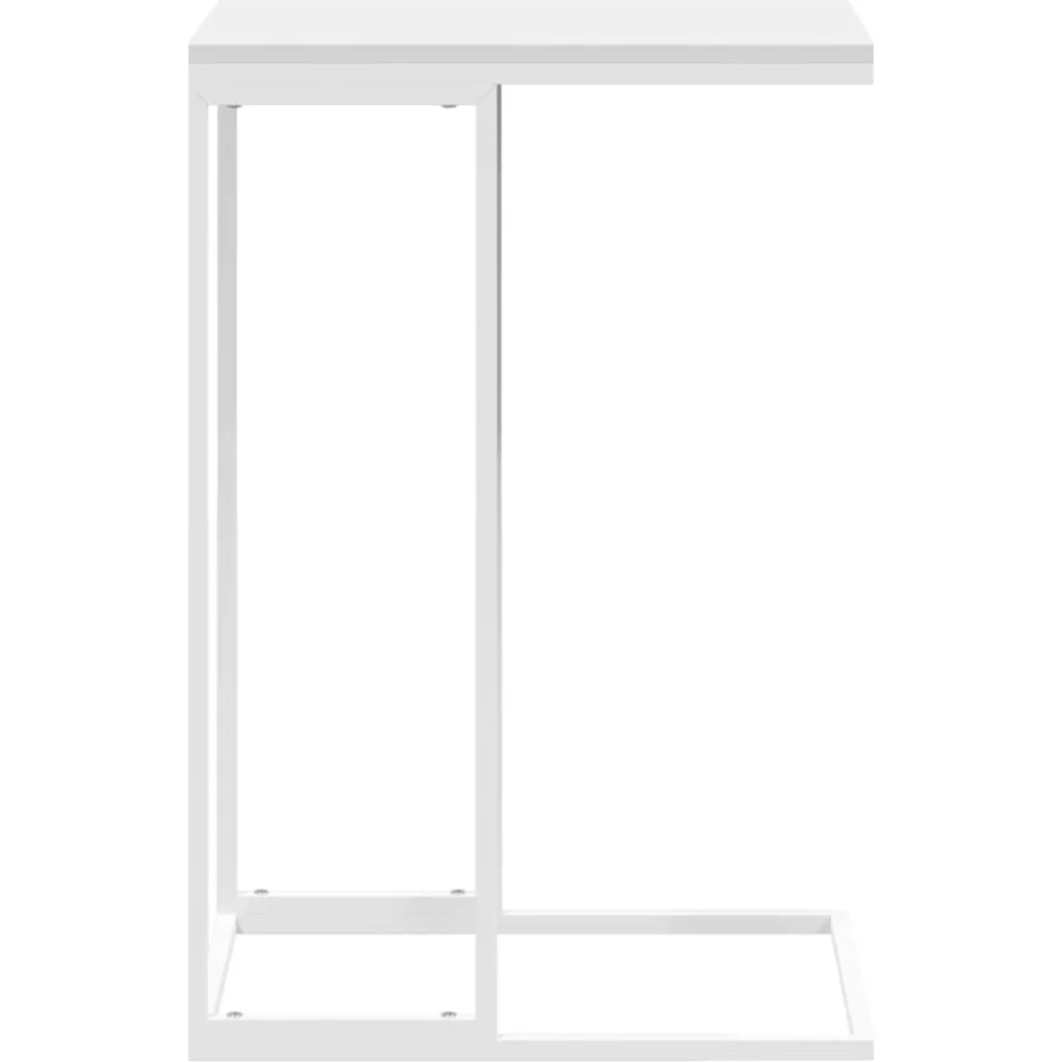 vidaXL Bijzettafel 40x30x59 cm bewerkt hout wit, foto 4