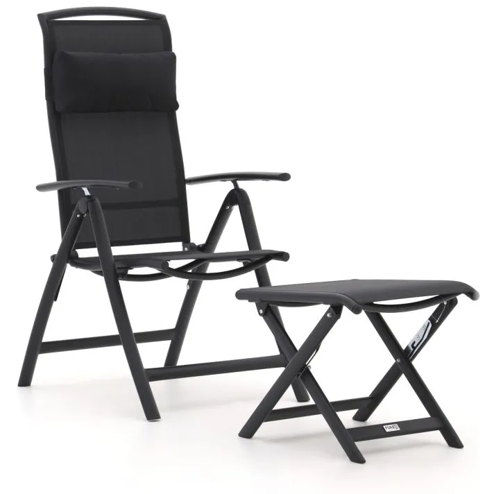 Forza Furniture Forza Capri standenstoel met Bova voetenbank grijs, foto 3