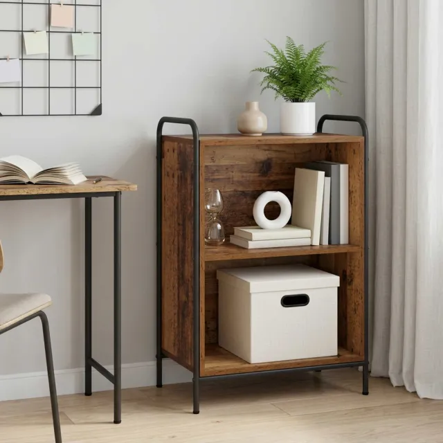 vidaXL Boekenkast 55,5 x 33 x 174 cm Bewerkt hout Oud hout bruin, foto 2