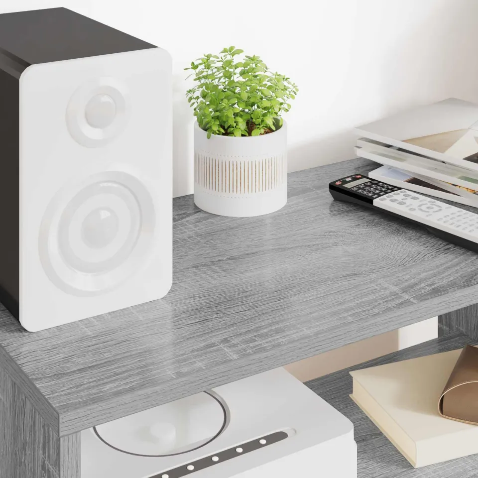 vidaXL TV-kast 60 x 30 x 40 cm Grijs Sonoma, foto 4