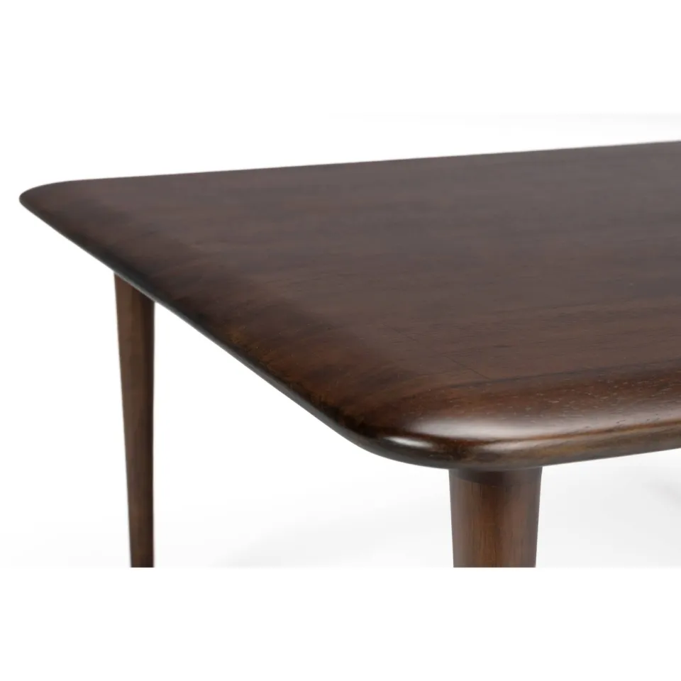 Dutchbone Elroy Salontafel 70x70 cm Hout Walnootkleur Bruin, foto 5