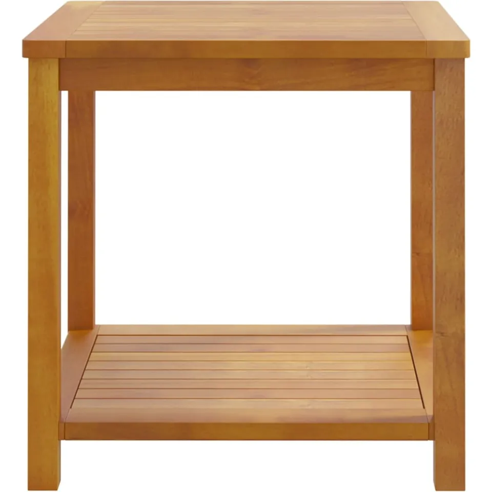 vidaXL Bijzettafel 45x45x45 cm massief acaciahout bruin, foto 2