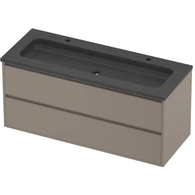 Proline Rollo Badmeubelset Hardsteen Elegant 2 Gaten 120x46x54 cm Blue Stone Clay Beige