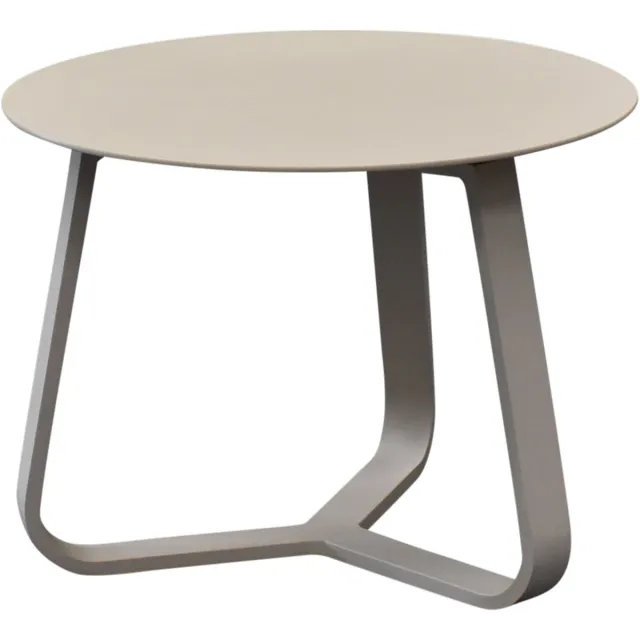 AVH-Collectie Pula lounge tuintafel 45xH35 cm rond natural sand Zand / Latte / Linen