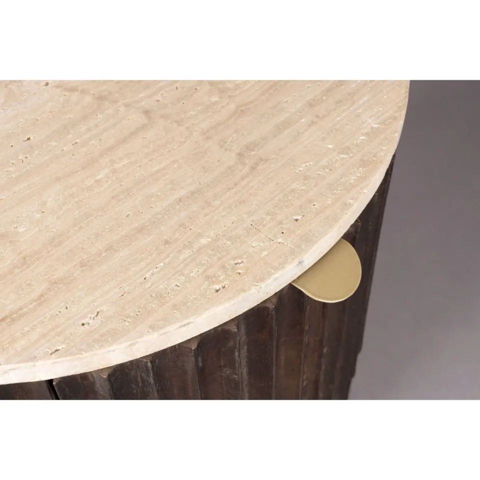 Dutchbone Marlow bijzettafel bruin, foto 4