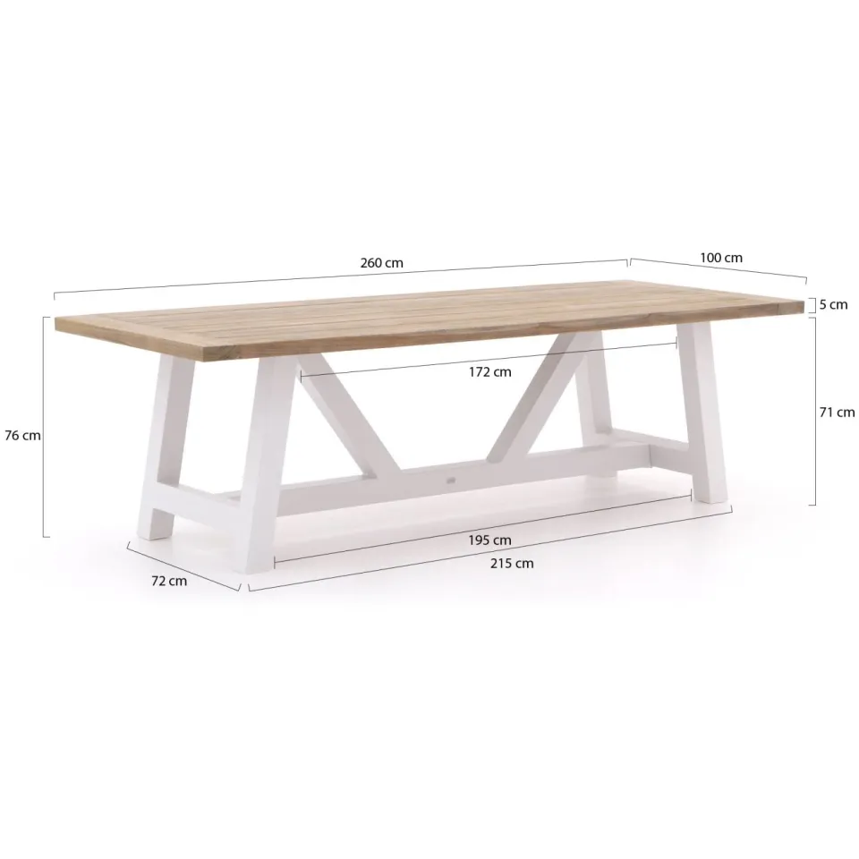 Hartman tuinmeubelen Hartman Sophie Studio/Bresimo 260cm dining tuinset 7-delig bruin, foto 4
