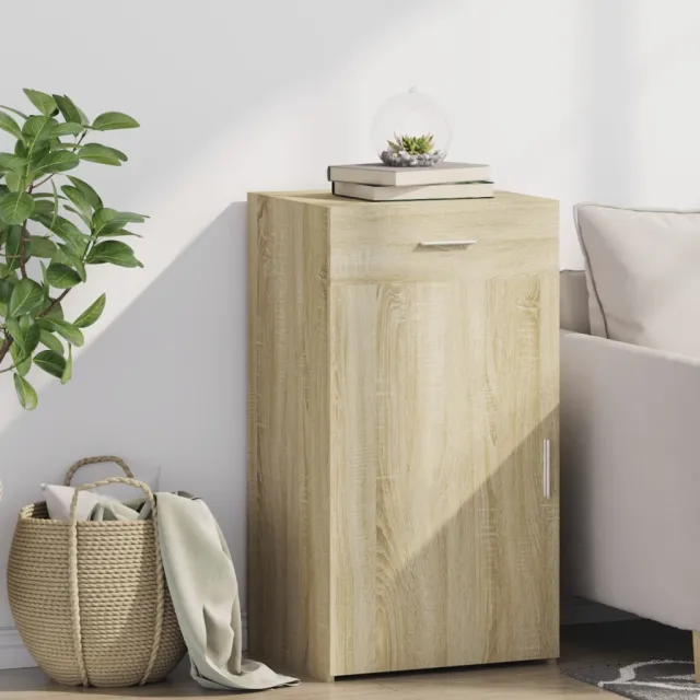 vidaXL Dressoir 50x42,5x93 cm bewerkt hout sonoma eikenkleurig, foto 2
