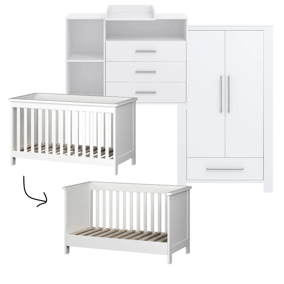 Cabino meegroei babykamer Jim Wit (3-delig), foto 6