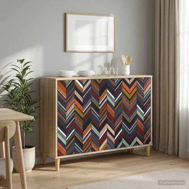vidaXL Dressoir OMMEN Sonoma 102 x 33 x 75 cm Bewerkt hout Bruin