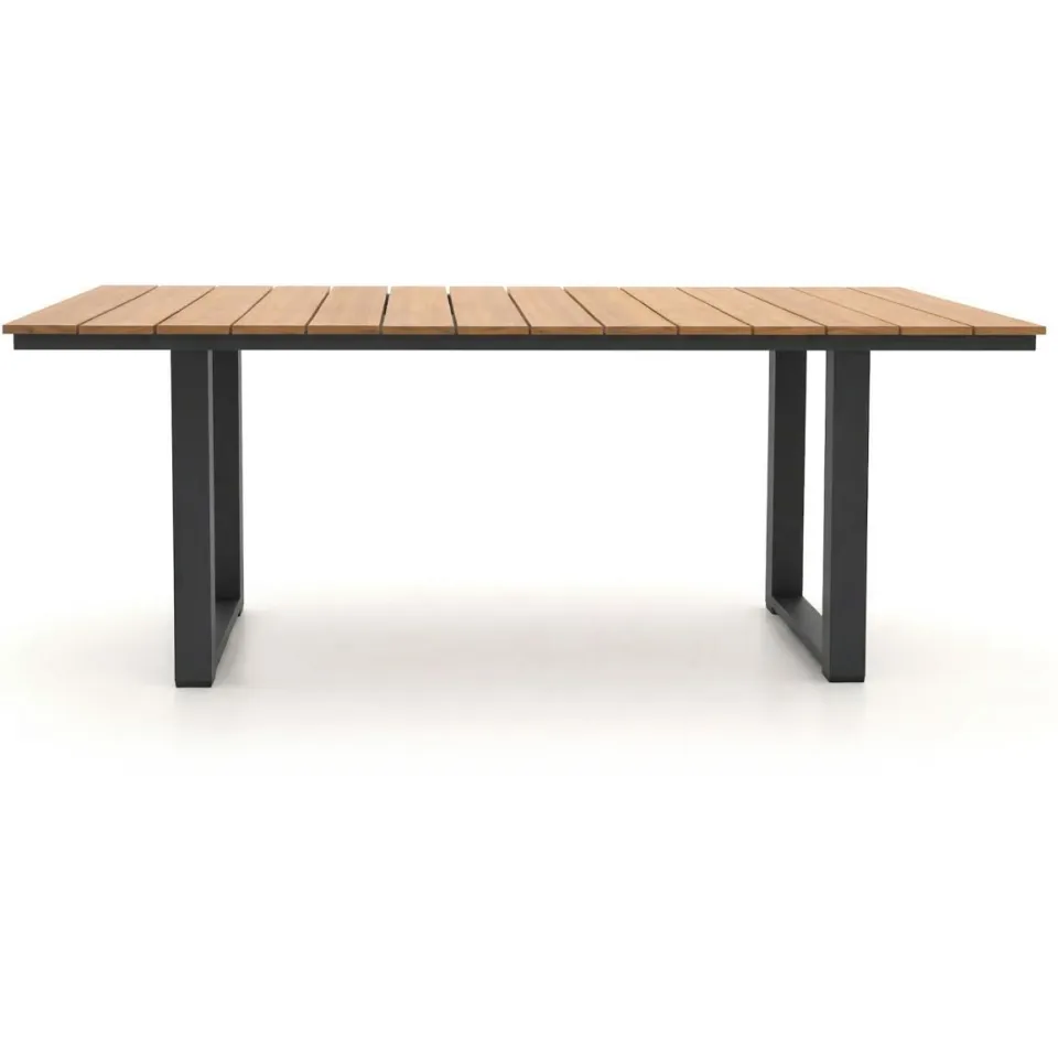 Bellagio tuinmeubelen Bellagio Fidenza lounge/dining tuintafel 160x90x62cm grijs, foto 2