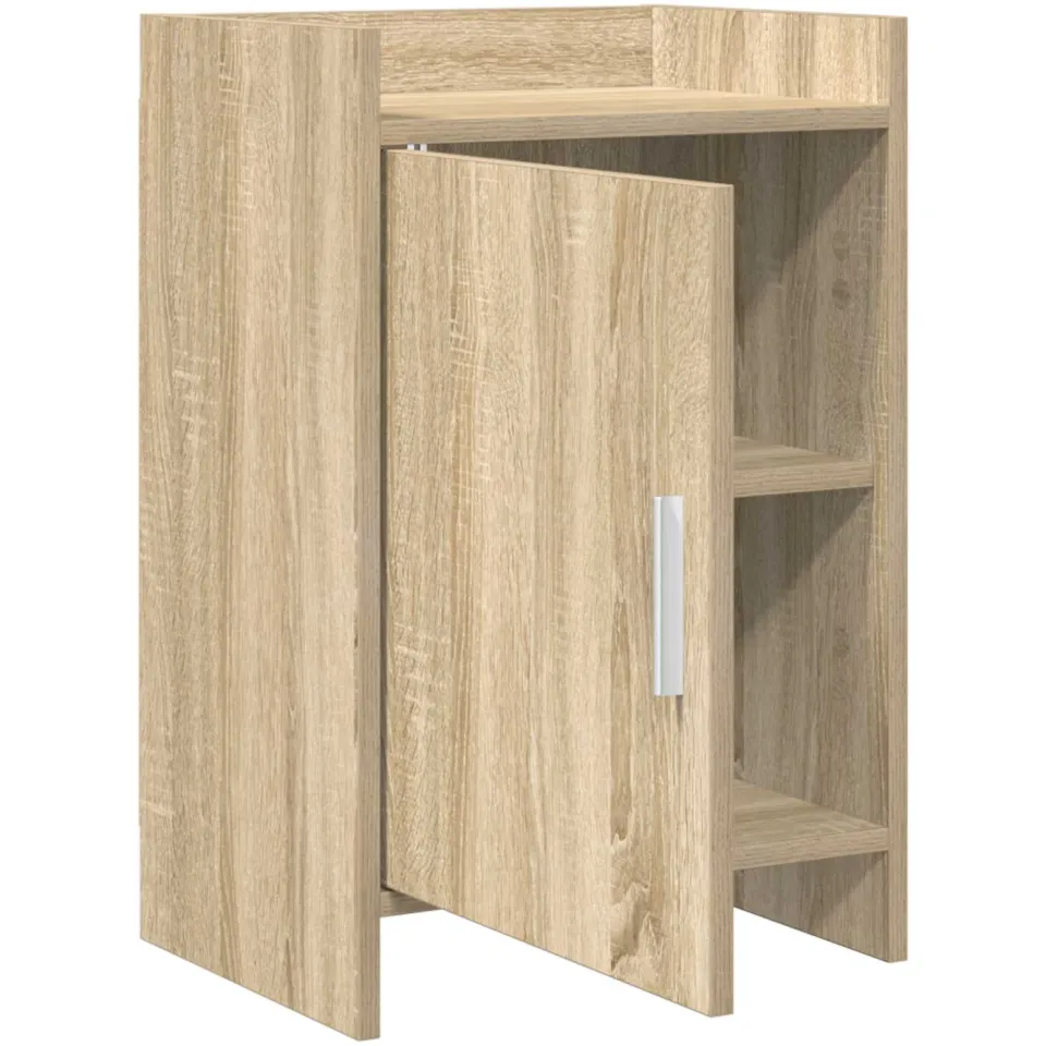 vidaXL Nachtkastjes Sonoma Eiken 40 x 30 x 60 cm Bewerkt hout, foto 4
