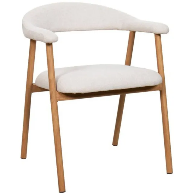 Giga Meubel Mila eetkamerstoel beige naturel