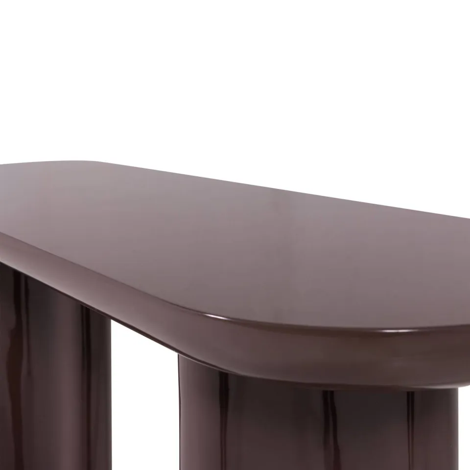 WOOOD Evara consoletafel donkerbruin, foto 4