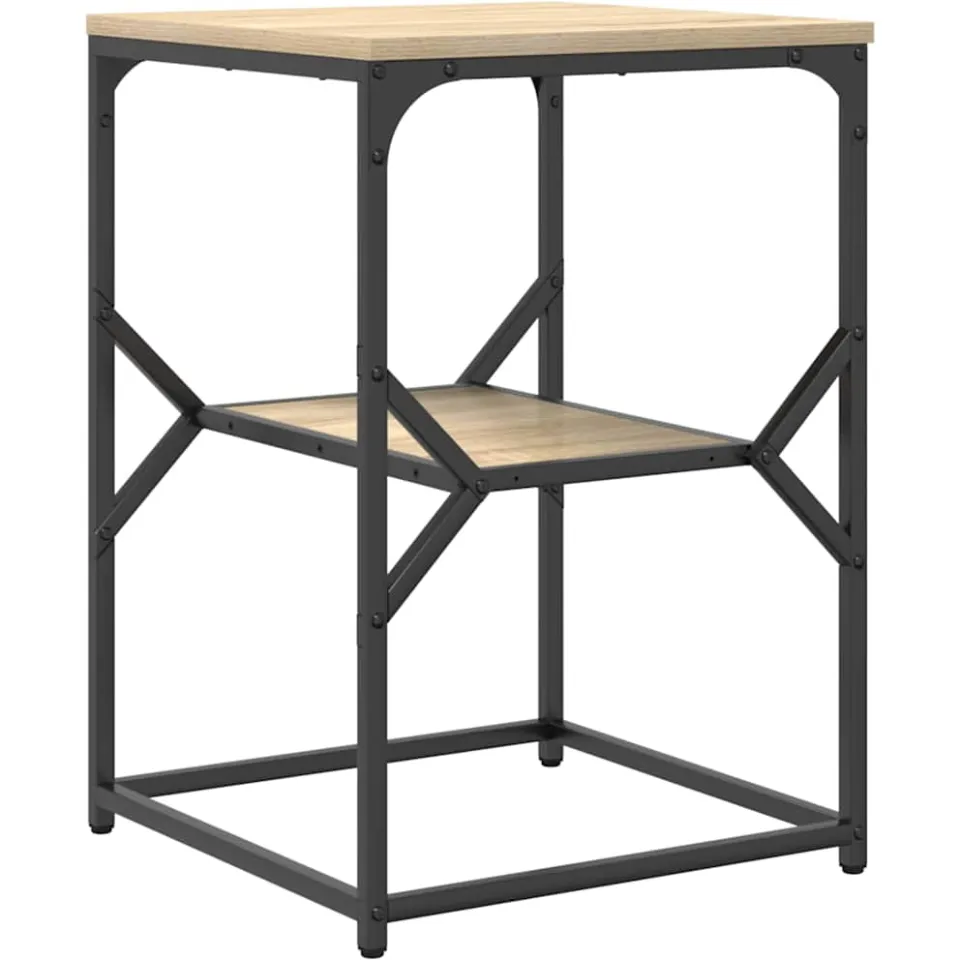 vidaXL Bijzettafel Sonoma Eiken 41 x 40 x 60 cm Bruin