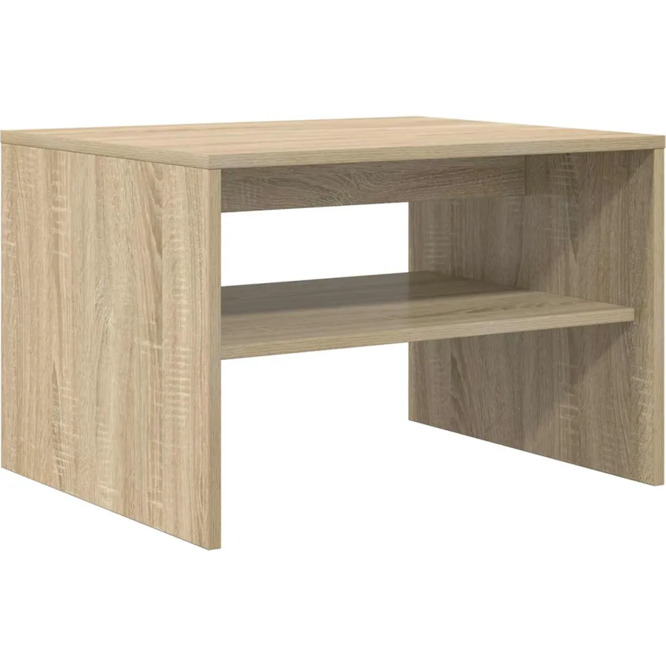 vidaXL Salontafel Sonoma Eiken 60 x 50 x 40 cm Bewerkt hout, foto 3