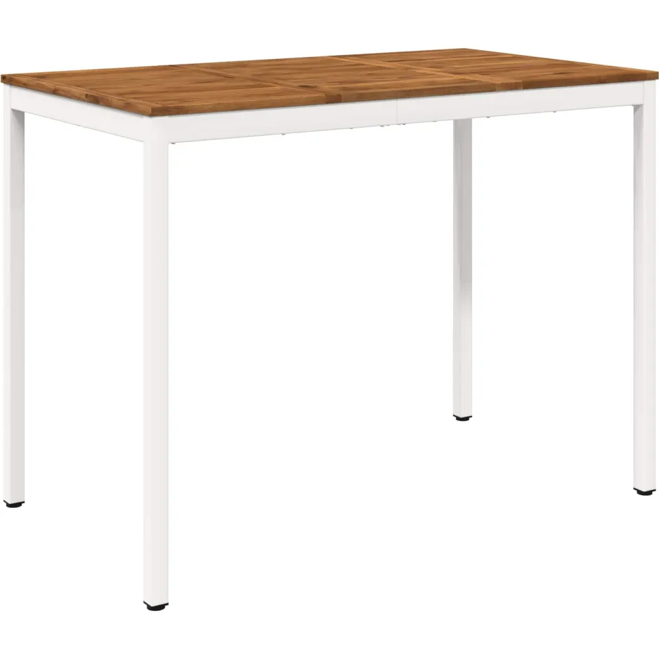 vidaXL Tuinbar Tafel NAARDEN Natuurlijk en Wit 141 x 80,5 x 105 cm, foto 3