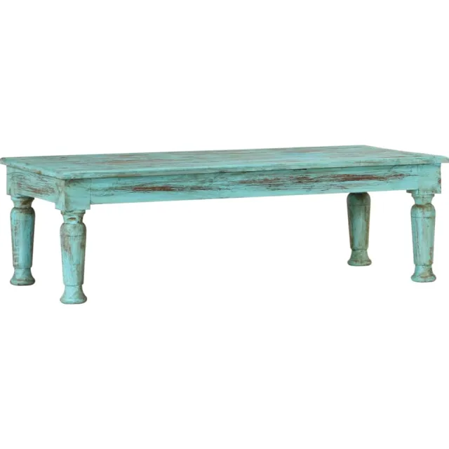 vidaXL Salontafel 110x50x34 cm massief gerecycled hout Meerkleurig
