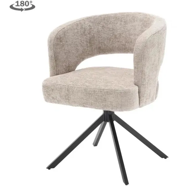 Tower Living Mura draaibare armstoel - beige