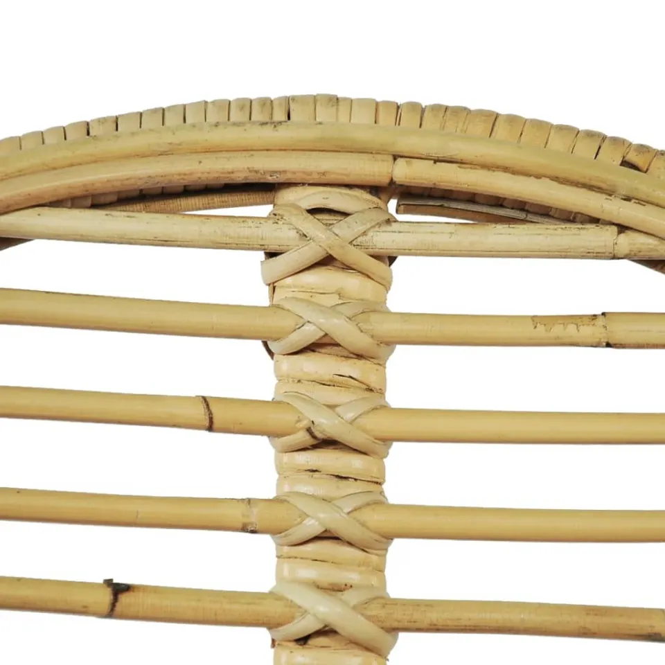 vidaXL Eetkamerstoelen rattan natuurlijk 6 st beige, foto 4