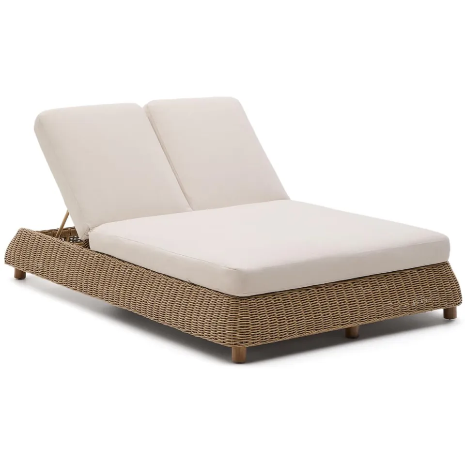 Kave Home Meria 2-persoons ligbed synthetisch rattan, foto 7