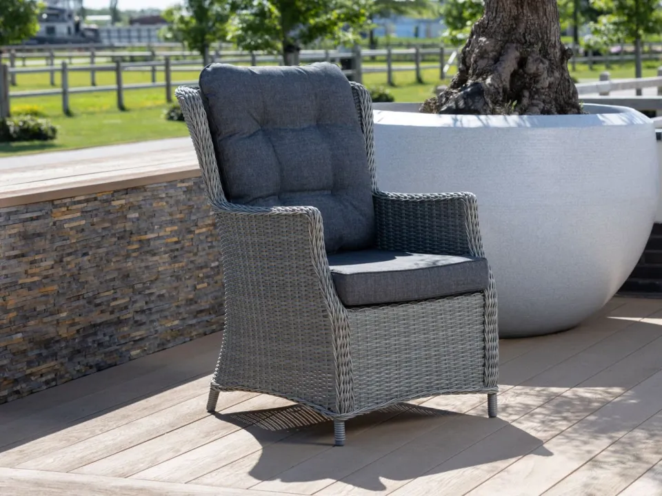 Intenso Furniture Intenso Milano dining lounge tuinstoel grijs, foto 2