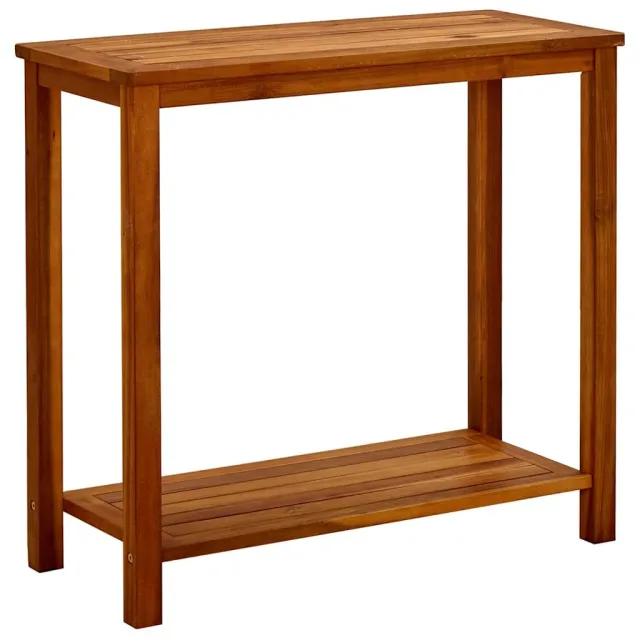 vidaXL Tuinwandtafel 80x35x75 cm massief acaciahout bruin, foto 2