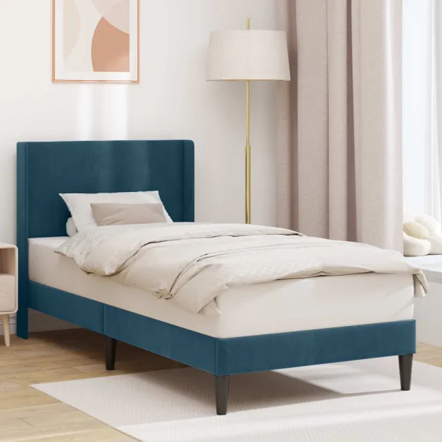 vidaXL Bedframe Blauw 80 x 200 cm Fluweel