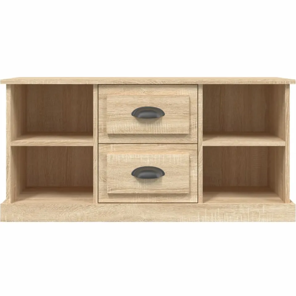vidaXL Tv-meubel 99,5x35,5x48 cm bewerkt hout sonoma eikenkleurig, foto 4