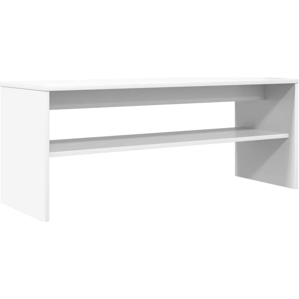 vidaXL TV-kast 100 x 35 x 40 cm Wit Bewerkt hout, foto 3