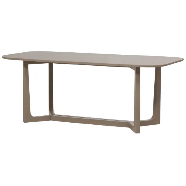 WOOOD Ferion Eettafel - Mango Hout - Mud - 76x180x90