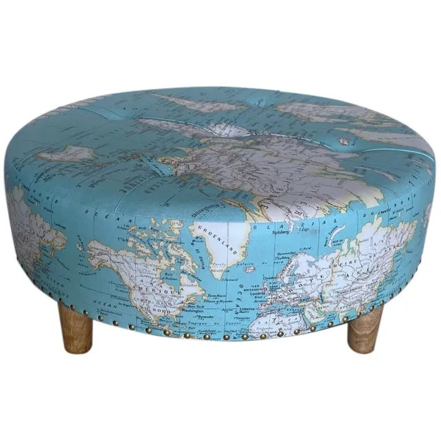 Signes Grimalt Wereld krukje 80 cm blauw