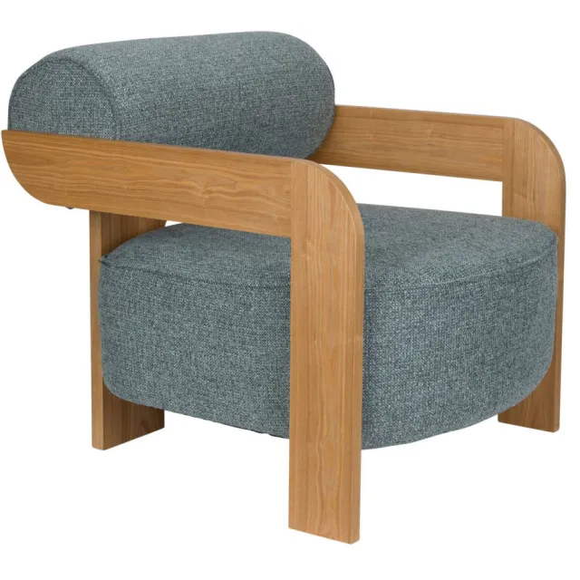 Zuiver fauteuil Oolong Blauw