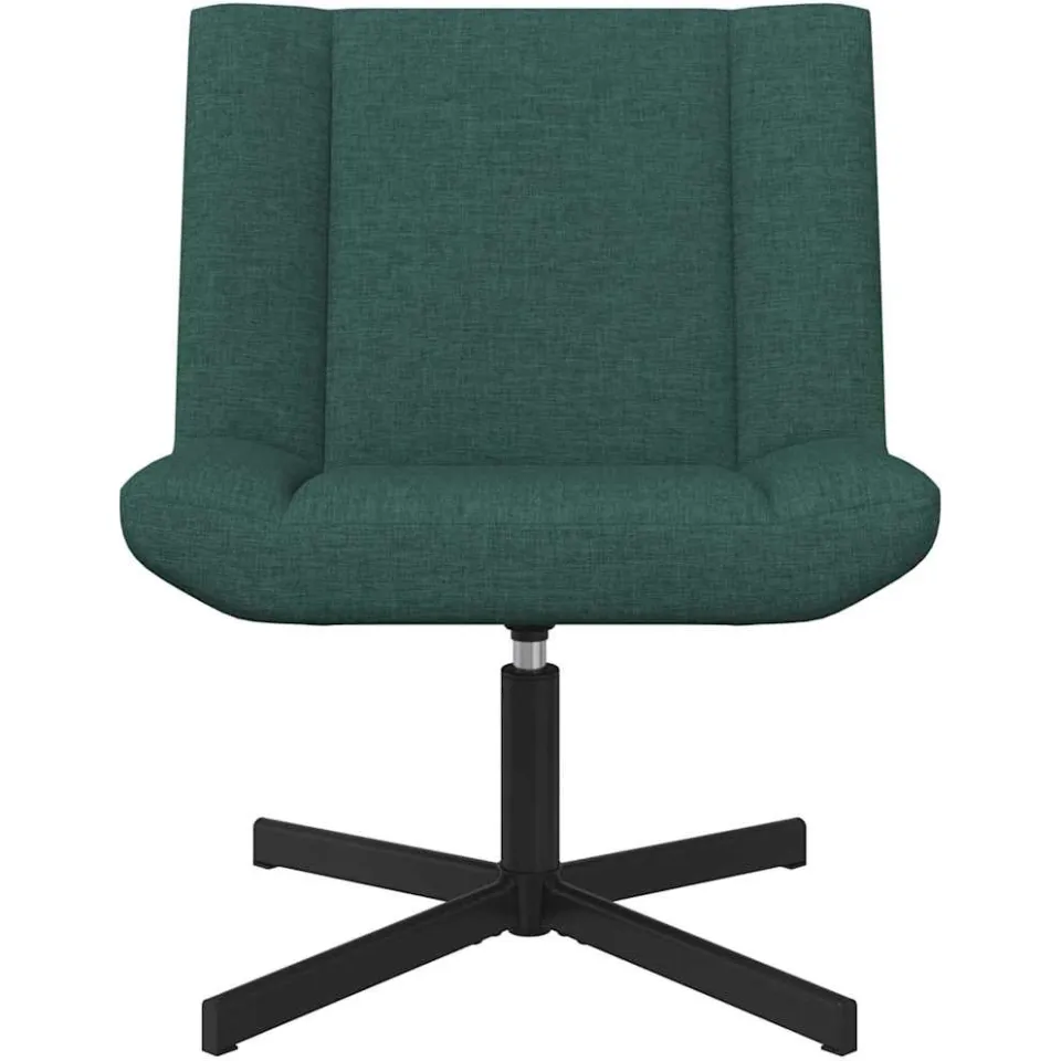 vidaXL Draaistoel Donkergroen 63 x 75 x 76 cm Stof groen, foto 4