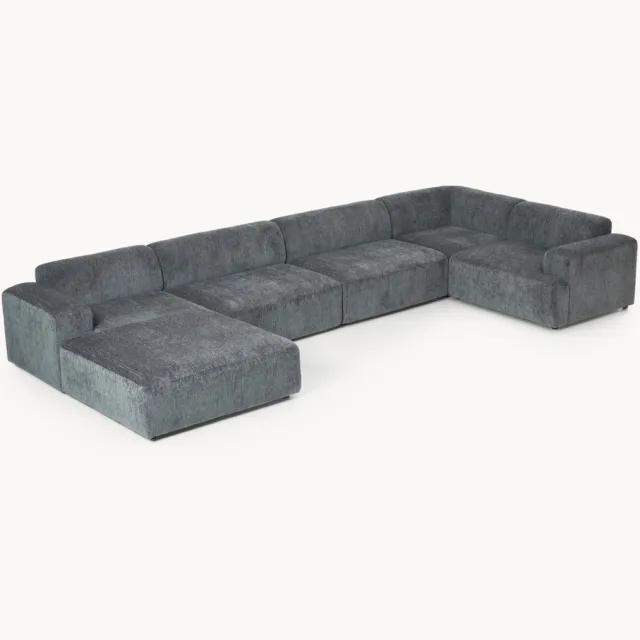 Westwing Collection XL bank Melva Blauw