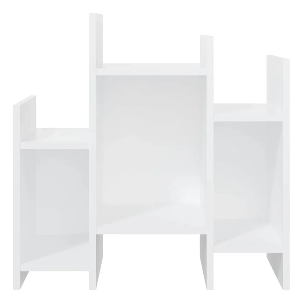 vidaXL Bijzetkast 60x26x60 cm bewerkt hout wit, foto 4