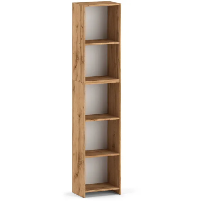 Loft Bureau Boekenplank Eiken Wotan 40 CM Speelgoed Mappen Houten Loft bruin