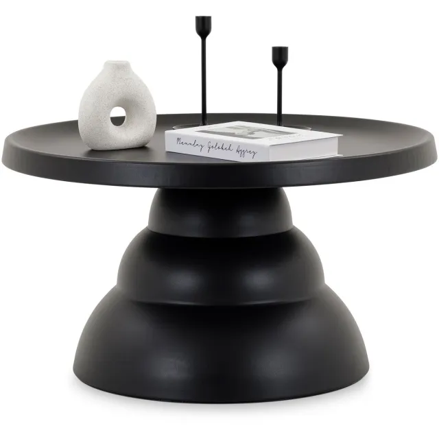 IDIMEX Salontafel LORIS, diameter 70 cm – zwart