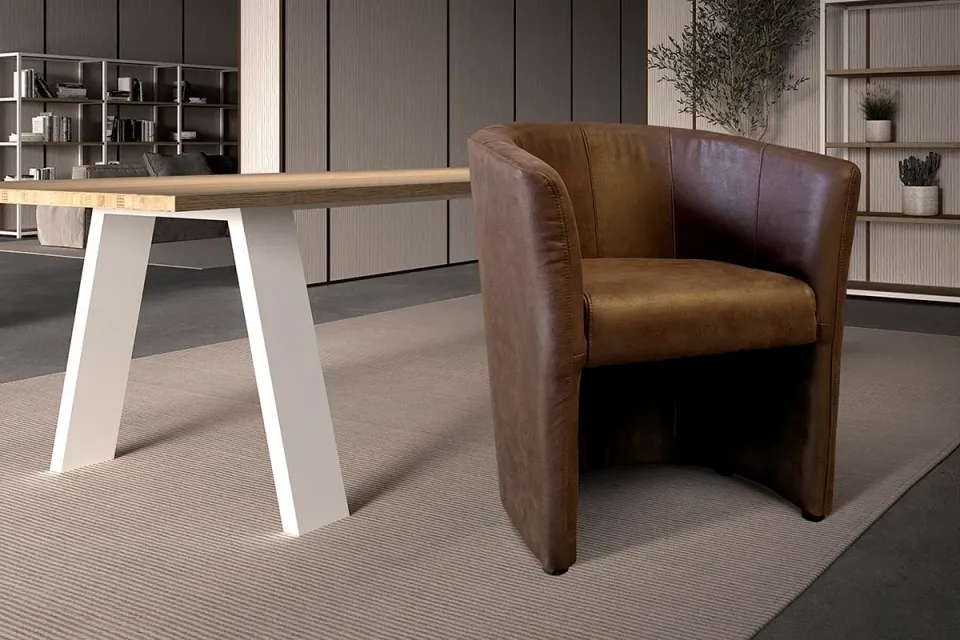 Fauteuil Steven donkerbruin bruin, foto 4