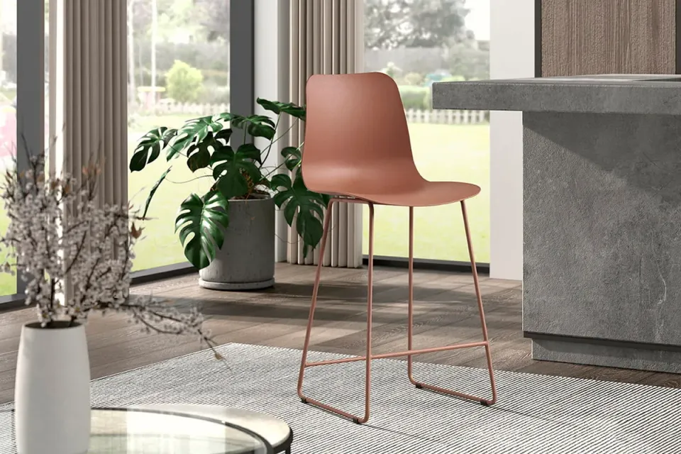barkruk Penny terracotta, foto 6