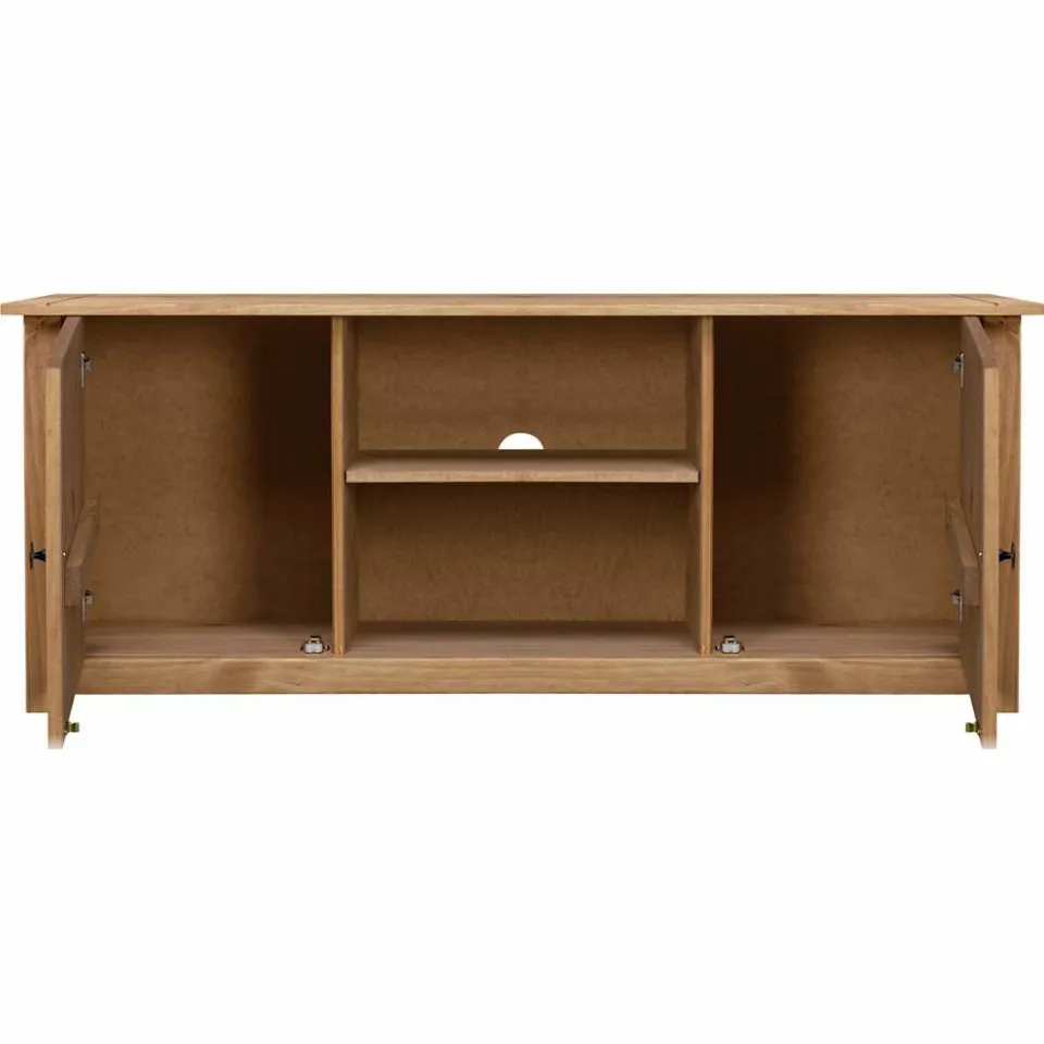 vidaXL Tv-kast Panama Range 120x40x50 cm massief grenenhout bruin, foto 3