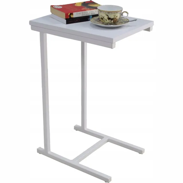 FutuStal EKO Serie - Bijzettafel - Biały Mat - 62 cm - Metalen Constructie