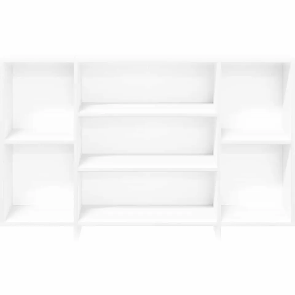 vidaXL Dressoir 120x30x75 cm bewerkt hout wit, foto 3