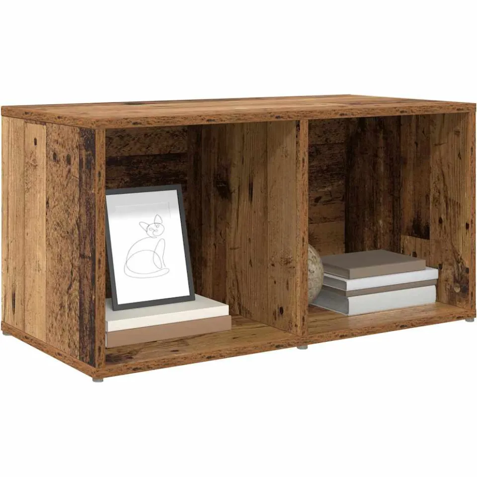 vidaXL Tv-meubelset 72 x 35 x 37 cm Bruin Bewerkt hout