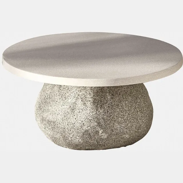 Loberon Salontafel Orivana grijs/beige