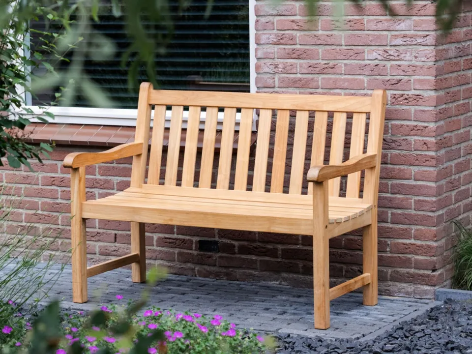 Sunyard Furniture Sunyard Wales tuinbank 120cm bruin, foto 5