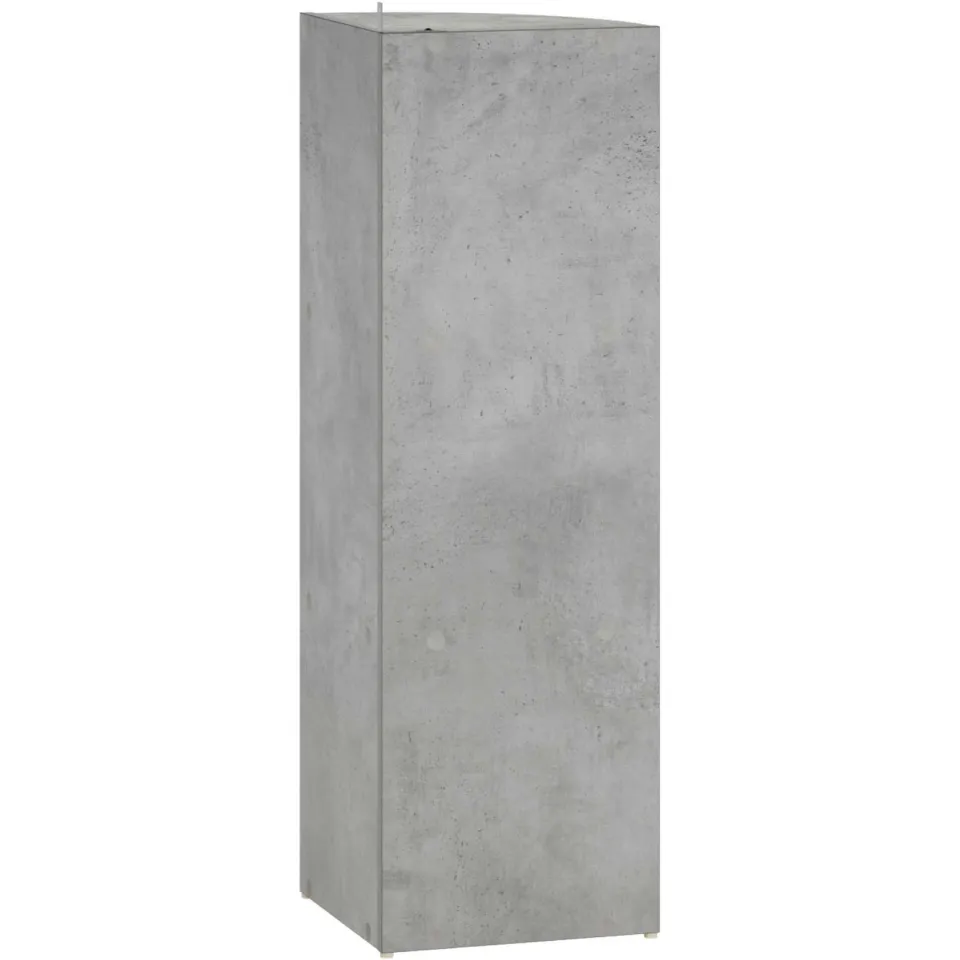 vidaXL Hoekplank 3-laags 41,5 x 41,5 x 107,5 cm Bewerkt hout grijs, foto 4