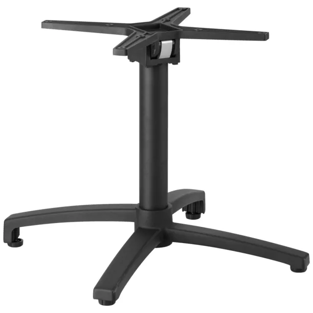 Vega Loungetafelzuil voor buiten Taipa opvouwbaar; 66x66x50 cm (BxLxH); zwart