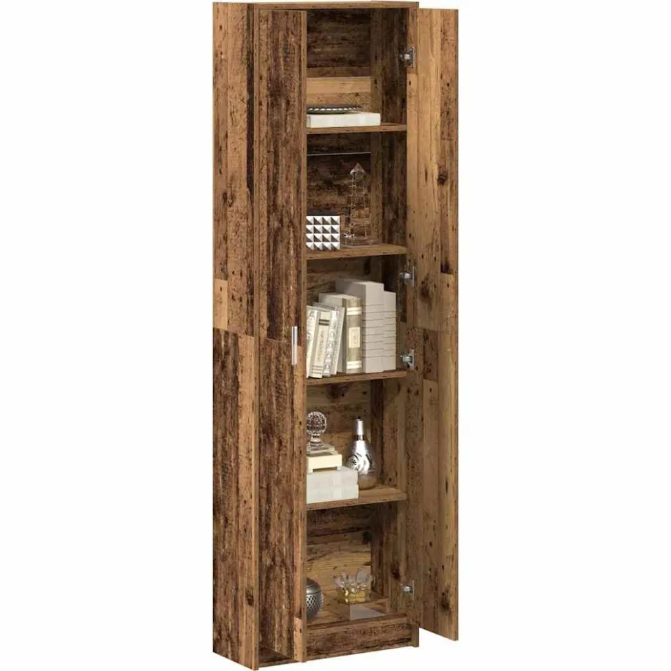 vidaXL Kledingkast Oud Hout 55 x 25 x 189 cm Bruin