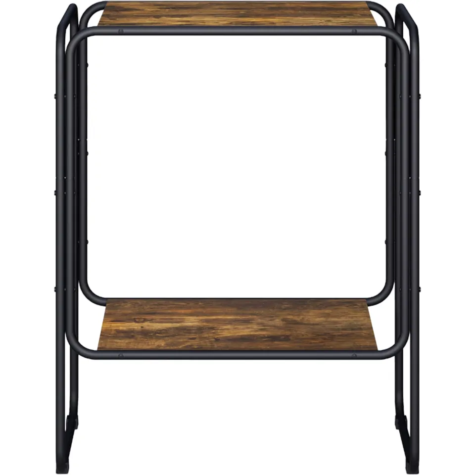 vidaXL Dressoir Gerookt eiken 60 x 38 x 75 cm Bewerkt hout Bruin